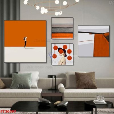 File tranh File tranh bộ hiện đại FT30397 (gốc) chủ đề trừu tượng