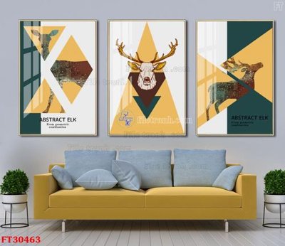 File ảnh File tranh bộ hiện đại FT30463 (gốc) in decal dán tường