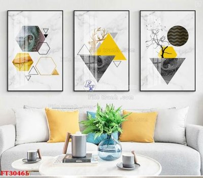 File tranh File tranh bộ hiện đại FT30465 (gốc) chủ đề thiên nhiên