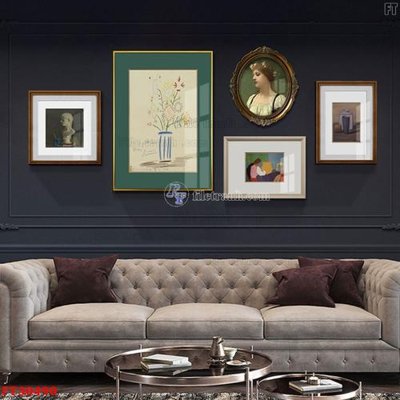 Tải file gốc File tranh bộ hiện đại FT30490 dùng cho in ấn