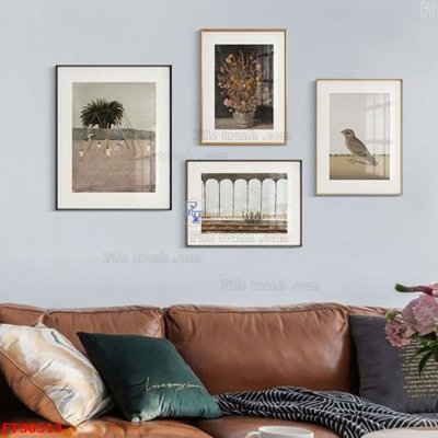 File gốc File tranh bộ hiện đại FT30513 (in ấn) không giới hạn