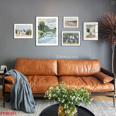 File ảnh File tranh bộ hiện đại FT30515 (gốc) in PP, decal