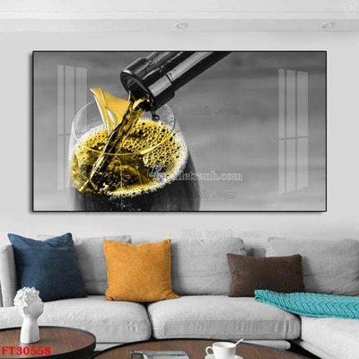 Tải file File tranh bộ hiện đại FT30558 (ảnh gốc) in tranh kính