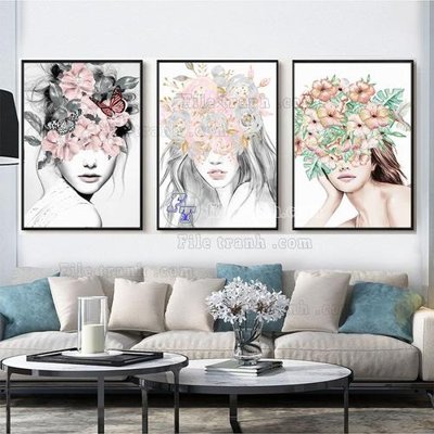 File PSD File tranh hiện đại pha lê gương FT378 (bản gốc) đã tách nền