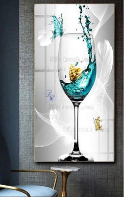 File tranh in mica File tranh hiện đại pha lê gương FT393 (độ phân giải cao)