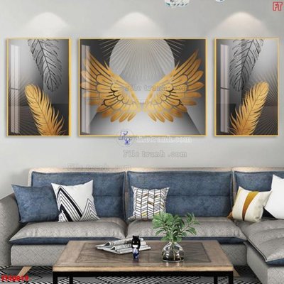 File gốc File tranh bộ hiện đại FT40019 (in lụa) tranh thuận buồm