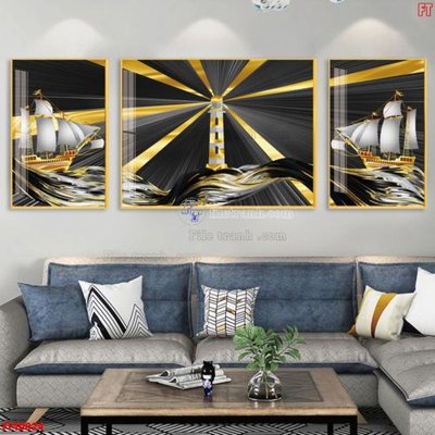 File tranh File tranh bộ hiện đại FT40024 (gốc) chủ đề con người