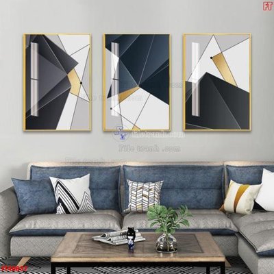 File tranh File tranh bộ hiện đại FT40037 (bản gốc) treo tường