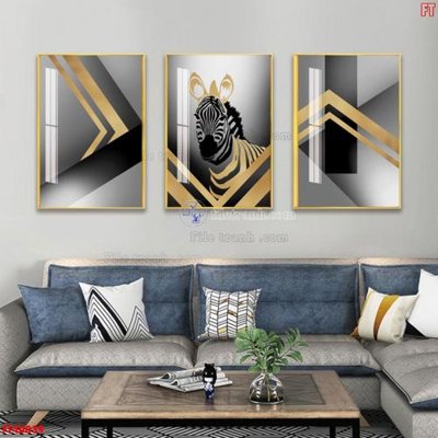 File tranh gốc File tranh bộ hiện đại FT40039 (sắc nét từng chi tiết)