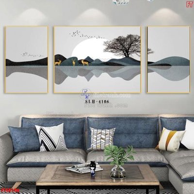 File gốc File tranh bộ hiện đại FT40106 (phong cách) cổ điển