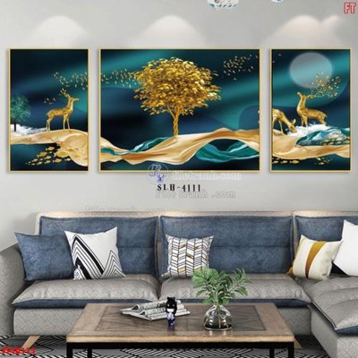 File ảnh File tranh bộ hiện đại FT40111 (gốc) trang trí khách sạn