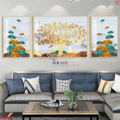 Tải file File tranh bộ hiện đại FT40133 (PSD) cho in tranh 3D