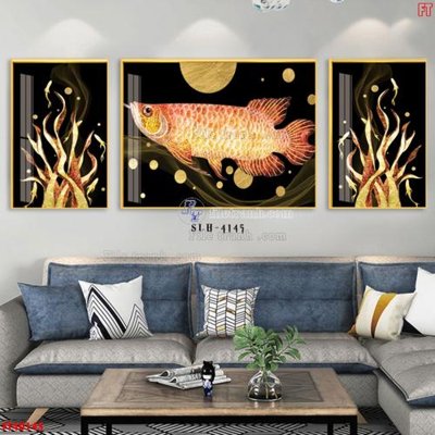 File gốc File tranh bộ hiện đại FT40145 (in mica) làm quà tặng