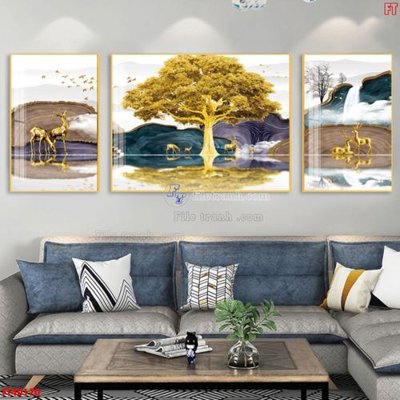 Tải file tranh File tranh bộ hiện đại FT40170 (gốc) tại Filetranh.com