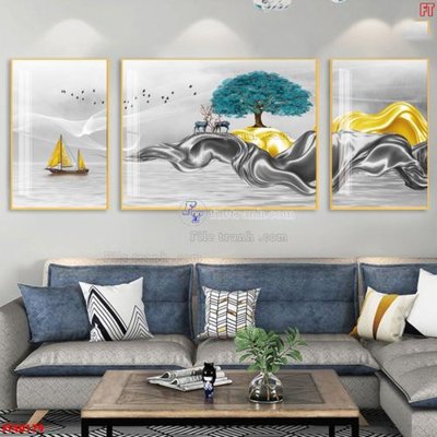 File gốc in ấn File tranh bộ hiện đại FT40179 (sẵn sàng tải về)