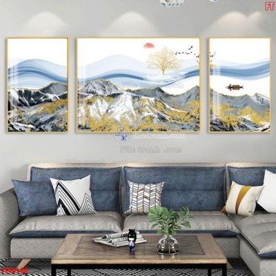 File tranh gốc File tranh bộ hiện đại FT40180 (bản quyền) file PSD