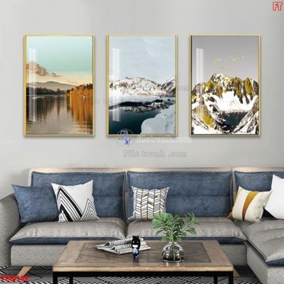 File tranh File tranh bộ hiện đại FT40189 (gốc) chủ đề thành phố