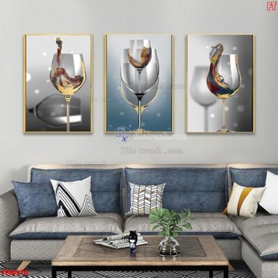 File in ấn chuyên nghiệp File tranh bộ hiện đại FT40210 (file gốc)