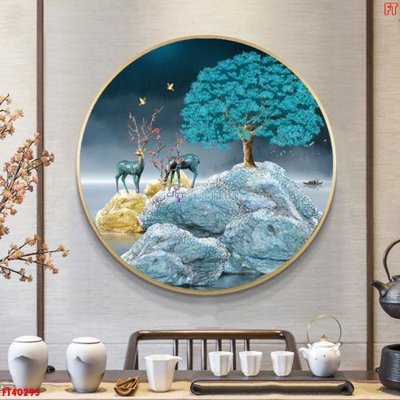 Tải file File tranh bộ hiện đại FT40295 (PSD) cho in tranh kính