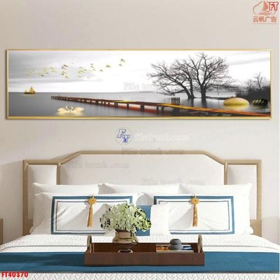 File gốc File tranh bộ hiện đại FT40370 (thiết kế) cho in ấn