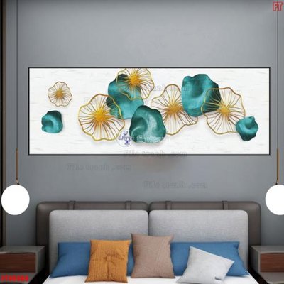 Download file gốc File tranh bộ hiện đại FT40388 (in lụa) hoa lá