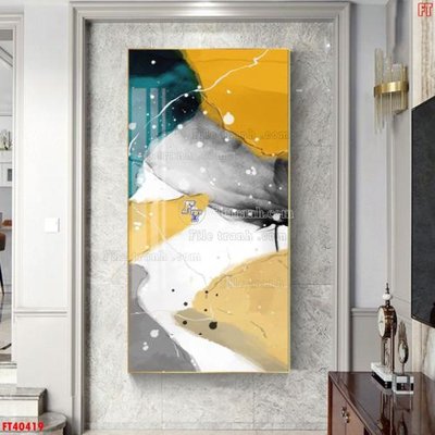 File gốc File tranh bộ hiện đại FT40419 (ảnh chi tiết) để in trần