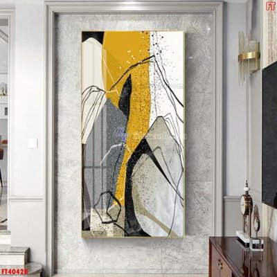 File gốc File tranh bộ hiện đại FT40428 (in tráng gương) nghệ thuật