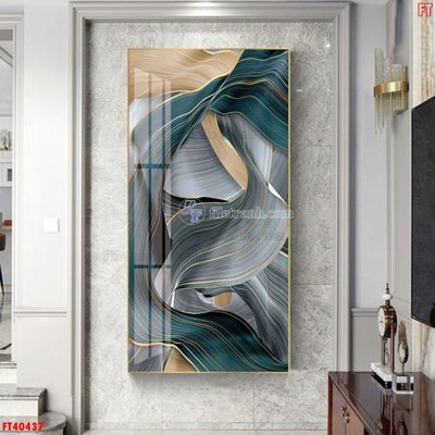 File gốc File tranh bộ hiện đại FT40437 (in mica) làm bảng hiệu