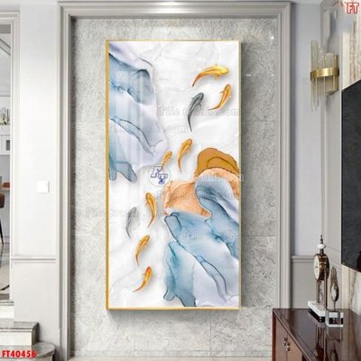 File tranh gốc in trần nhà File tranh bộ hiện đại FT40456 3D