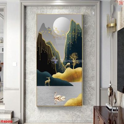 File tranh File tranh bộ hiện đại FT40496 (gốc) in backlit film
