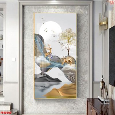 File gốc in ấn File tranh bộ hiện đại FT40507 (sẵn sàng tải về)