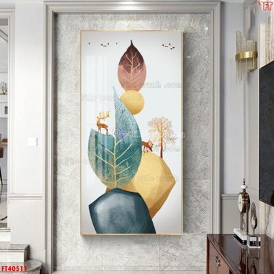 Tải file File tranh bộ hiện đại FT40511 (PSD) cho in tranh 3D