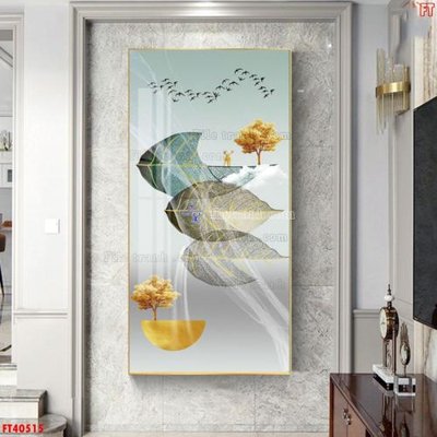 File tranh in trần 3D File tranh bộ hiện đại FT40515 (ảnh gốc)