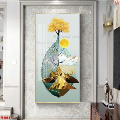 Download file File tranh bộ hiện đại FT40517 (gốc) in mica cao cấp