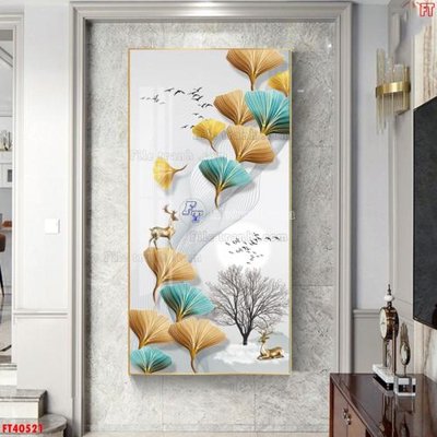 File in mica File tranh bộ hiện đại FT40521 (bản gốc) siêu trong