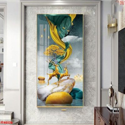 Download file File tranh bộ hiện đại FT40526 (gốc) in mica cao cấp