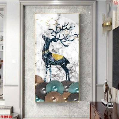 File tranh File tranh bộ hiện đại FT40536 (bản gốc) treo phòng ăn