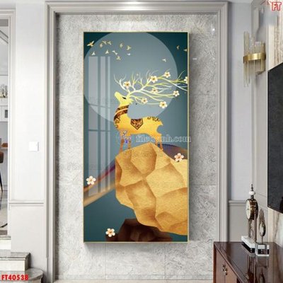 File in trần File tranh bộ hiện đại FT40538 (bản gốc) 5D