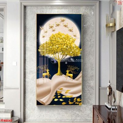 Tải file gốc File tranh bộ hiện đại FT40541 (in khổ lớn) không mờ