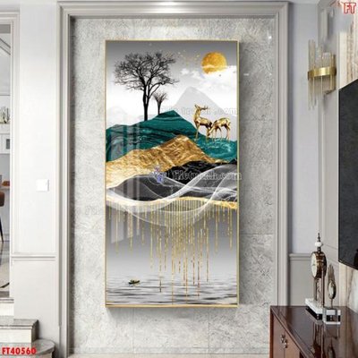 File PSD File tranh bộ hiện đại FT40560 (bản gốc) đã tách nền