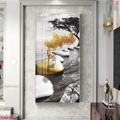 File in trần File tranh bộ hiện đại FT40574 (bản gốc) bầu trời