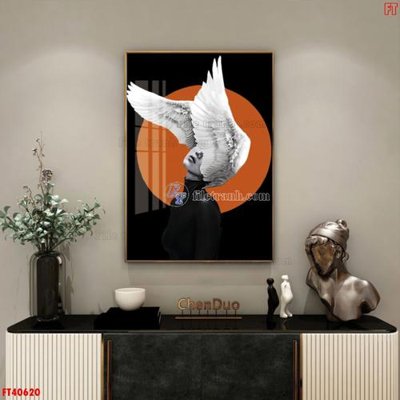 File gốc File tranh bộ hiện đại FT40620 (ảnh chi tiết) để in ấn