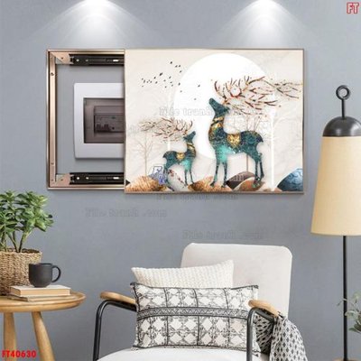 File ảnh gốc File tranh bộ hiện đại FT40630 (chuyên in mica)