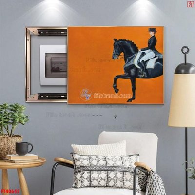 File tranh File tranh bộ hiện đại FT40645 (gốc) in trên kính