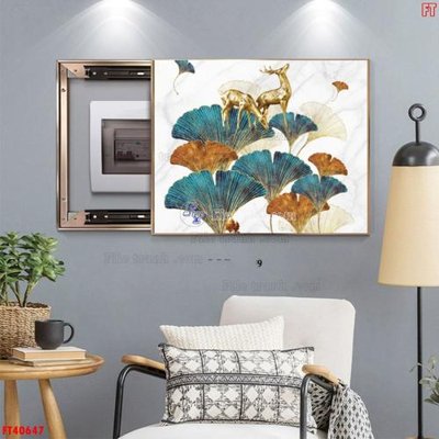 File tranh in mica File tranh bộ hiện đại FT40647 (độ phân giải cao)