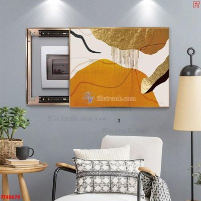 File tranh in trần 3D File tranh bộ hiện đại FT40670 (ảnh gốc)