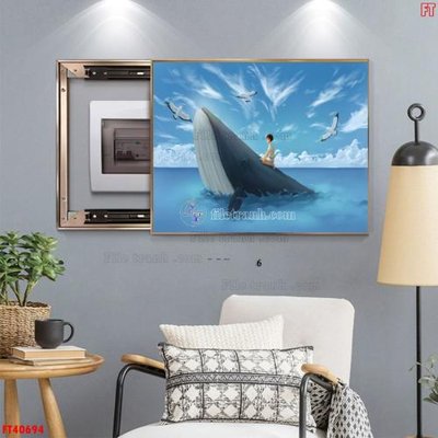 File gốc File tranh bộ hiện đại FT40694 (in ấn) màu sắc trung thực