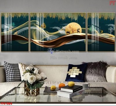 File gốc File tranh bộ hiện đại FT41084 (AI/EPS) cho in ấn