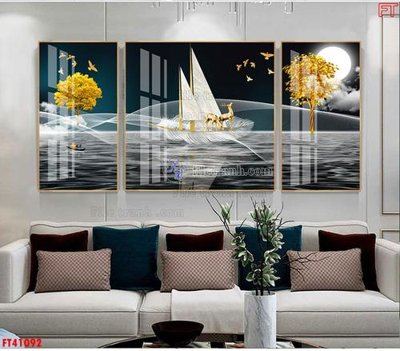 File tranh gốc File tranh bộ hiện đại FT41092 (bản quyền) độc đáo