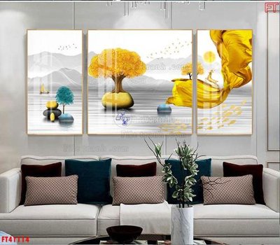 File tranh File tranh bộ hiện đại FT41114 (gốc) in backlit film